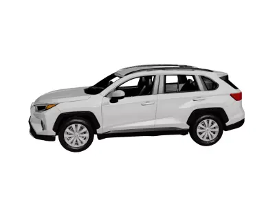 2025 Toyota RAV4 Modern Compact SUV with Rugged Design 3D model