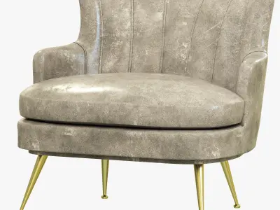 Brabbu Plum Armchair 3D model