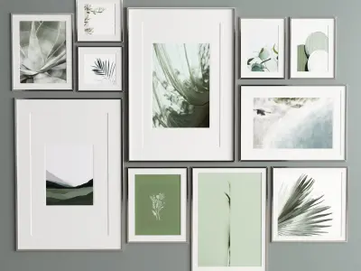 Art Frame 308 Low-poly 3D model