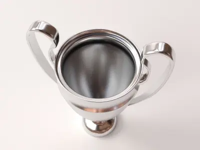 Silver Cup 3D model