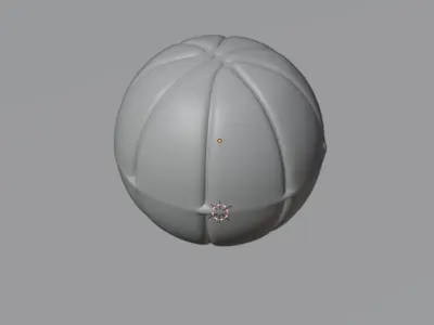 Ball Basketball 3D model