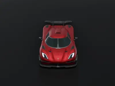 Koenigsegg Agera R Low-poly 3D model