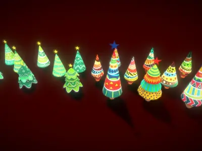 V5 Tree Noel 3D model