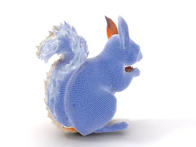 Charming Squirrel model pack Low-poly 3D model purchase