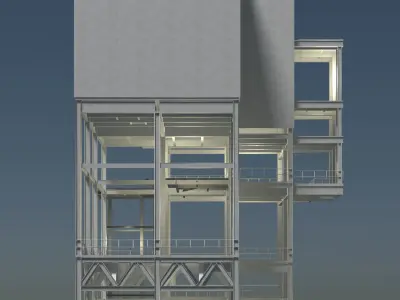Industrial building 23zz36 3D model