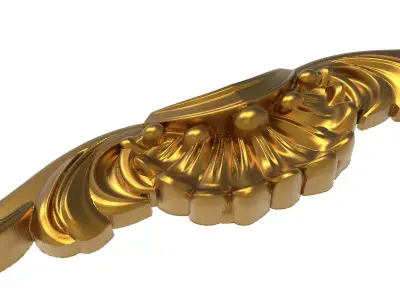 carved frame  3D model 3