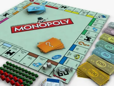 Monopoly Game 3D model