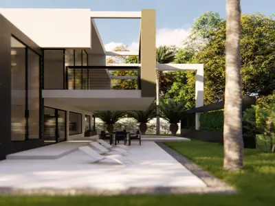 MODERN HOUSE 4 3D model