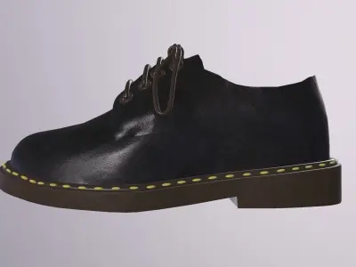 DR MARTENS 1461 SHOES PBR Low-poly 3D model