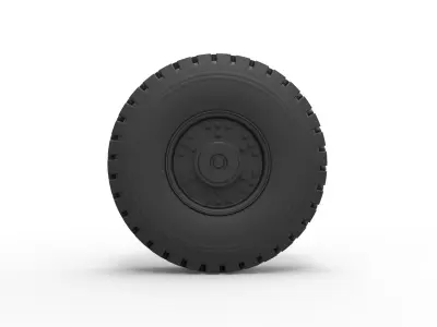  Offroad truck wheel 1 3D print model