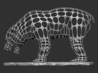 Bear 3d print model 3D model