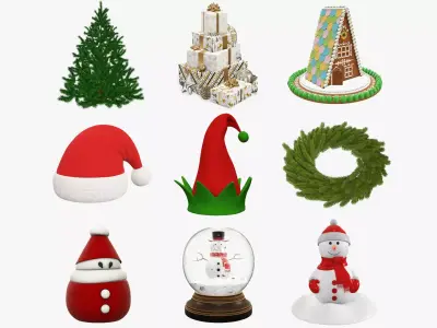 3D Christmas Collection 02