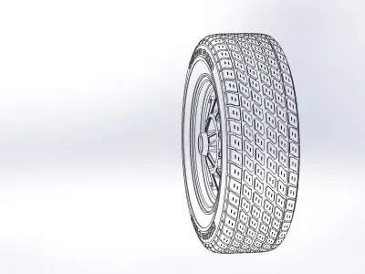 Wheels Legendary Wheels LW10 15inch for scale model 3D print model