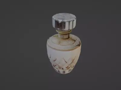 Elegant Luxury Perfume Bottle 3D Model 3D model