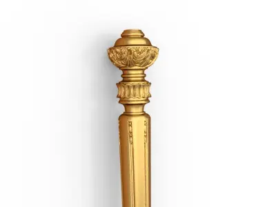 Classic carved decor ornament 409  3D model purchase
