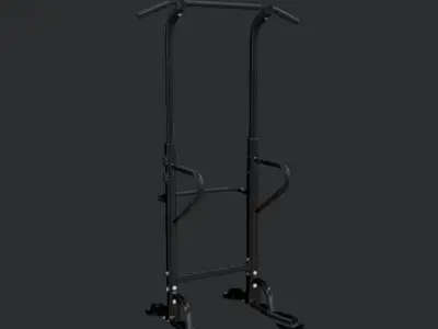 Power Tower Pull Up Bar and Dip Station 3D model