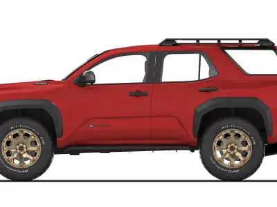 Toyota 4Runner Trailhunter 2025 3D model