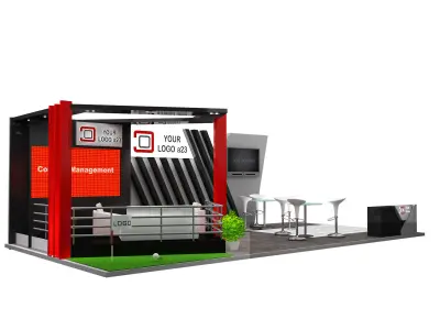 Booth Exhibition Stand a579f 3D model