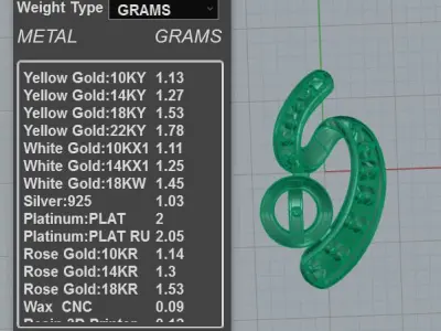 5mm Pearl Diamond Earrings 3D print model