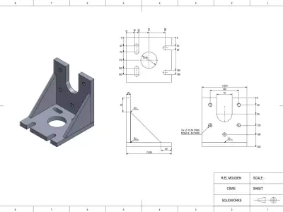90 Degree Machinist Angle Plate 3D print model