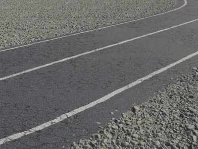 8K Asphalt Road Street texture bundle with different lines Texture