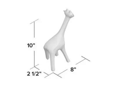 DwellStudio Giraffe Gold Figurine Free 3D model
