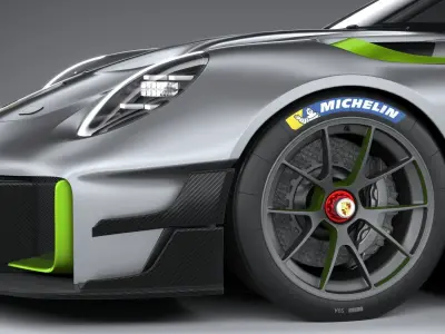 Porsche 911 GT2RS Clubsport 25 2022 3D model