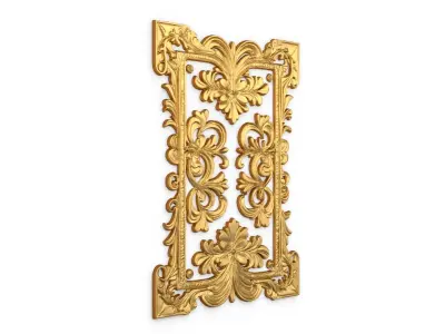classical door decor 15 3D model