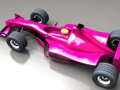 Formula 1 racing car  3D model
