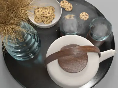 Decorative set 02 3D model order