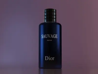 Exquisite Perfume Collection Low-poly 3D model