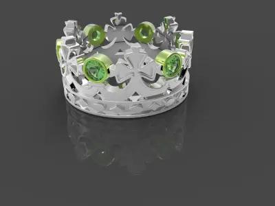Ring crown 3D Print Model 3D print model