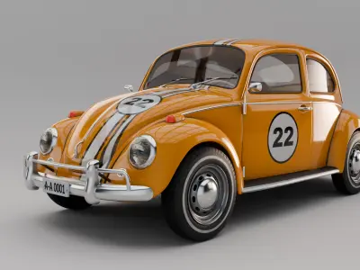 Volkswagen Beetle 3D model by mapmast1 from CGTrader