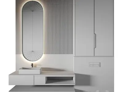 Luxury Bathroom 290 3D model