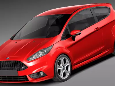 Fiesta 2013 ST 3D model