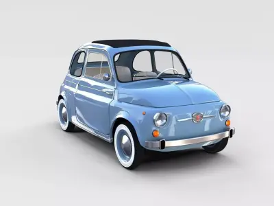 Fiat Nuova 500 1957 rev 3D model