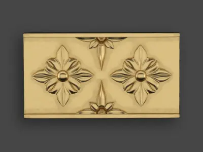 5 Borders Ornamental Pack 6 3D model