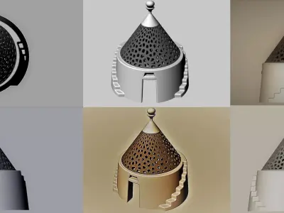 The Trullo - traditional Italian  Apulian home  3D print model