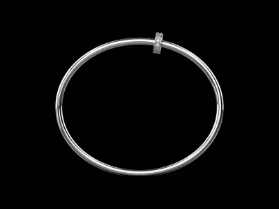 Juste un clou Bracelet 17 Size with Gems Small Version N178 3D print model