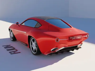 Alfa Romeo Disco Volante 3D model