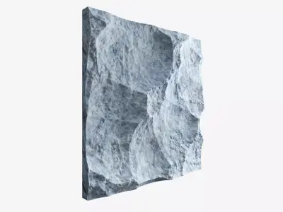 08-RockPanel piece of rock 3D model
