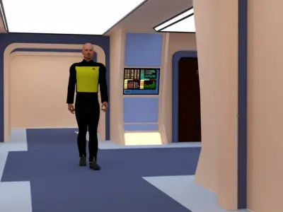 Starship Engineering Room 2 for DAZ Studio 3D model