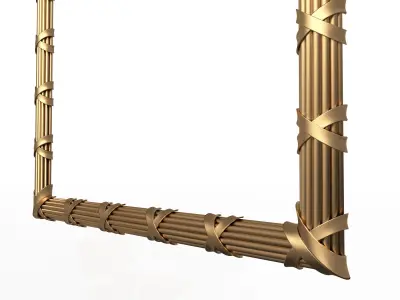 Frame Carved Decoration CNC Low-poly 3D model