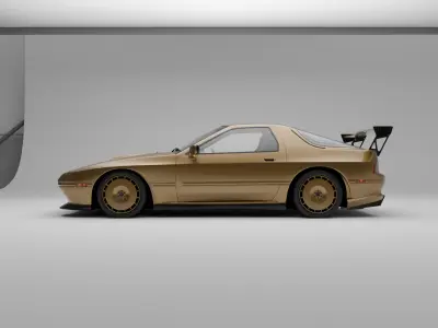 Mazda RX7 FC3S Tuned 3D model