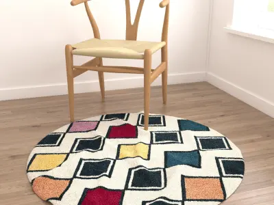 Rugs No 158 Low-poly 3D model