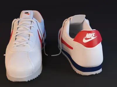 Nike Sneakers Low-poly 3D model