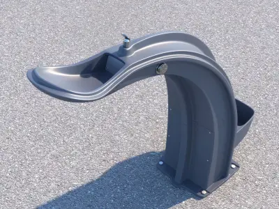 Banyan drinking fountain Free 3D model