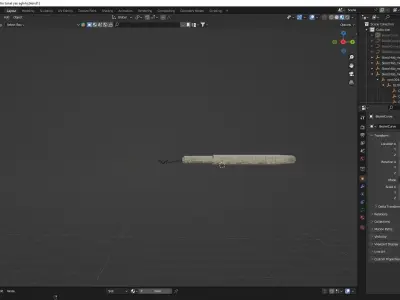 metro 2033 style tunnels 3D model