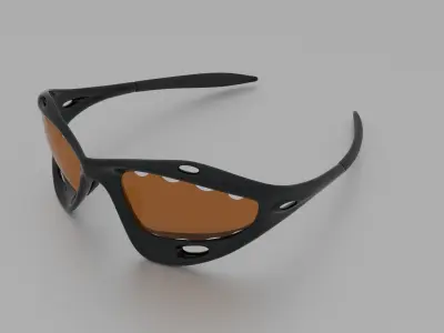 Oakley Racing Jacket sunglasses 3D model
