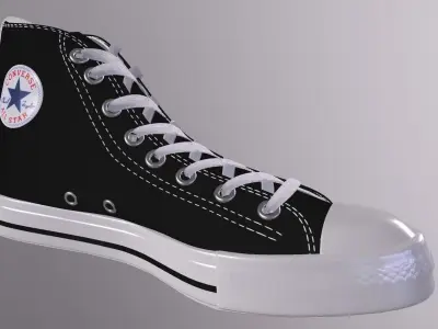 CONVERSE SHOES PBR Low-poly 3D model